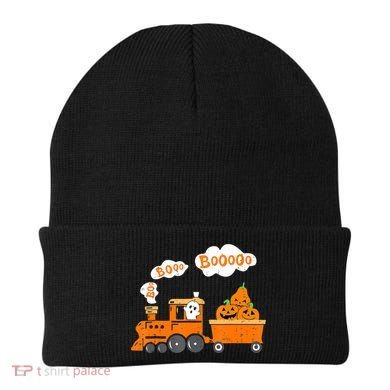 Halloween Train Boo Ghost Pumpkin Toddler Boys Beanie