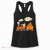 Halloween Train Boo Ghost Pumpkin Toddler Boys Women's Tank Top thumb 0
