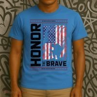 Honor The Brave Who Will Never Return Home Usa Memorial Day Patriotic T-Shirt thumb 3