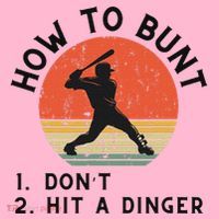 How To Bunt DonT Hit A Dinger Baseball Player Coaster thumb 2