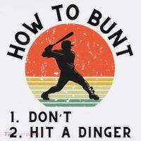 How To Bunt DonT Hit A Dinger Baseball Player Button thumb 1