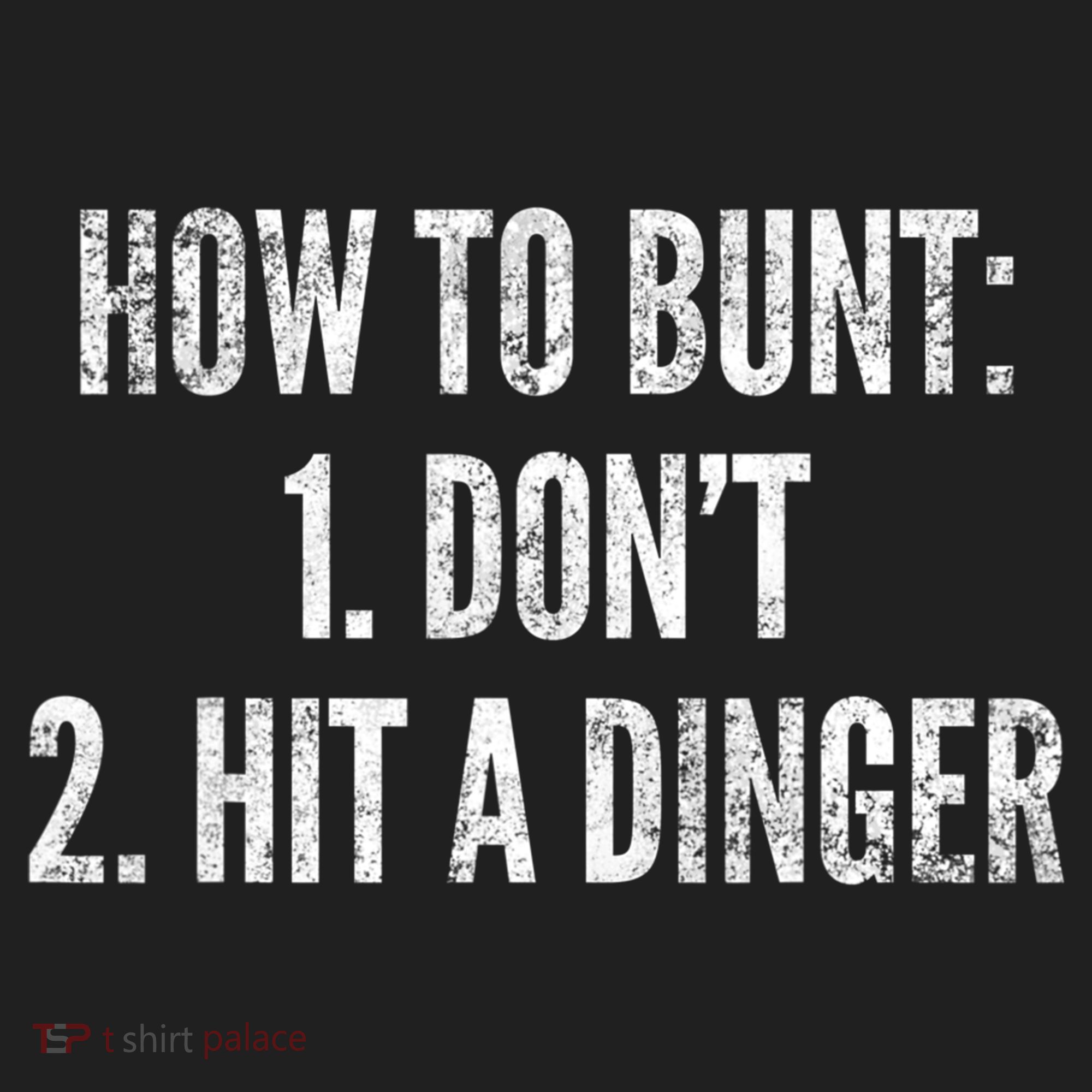 How To Bunt Hit A Dinger Funny Baseball Player Home Run Fun Cute Gift Hat