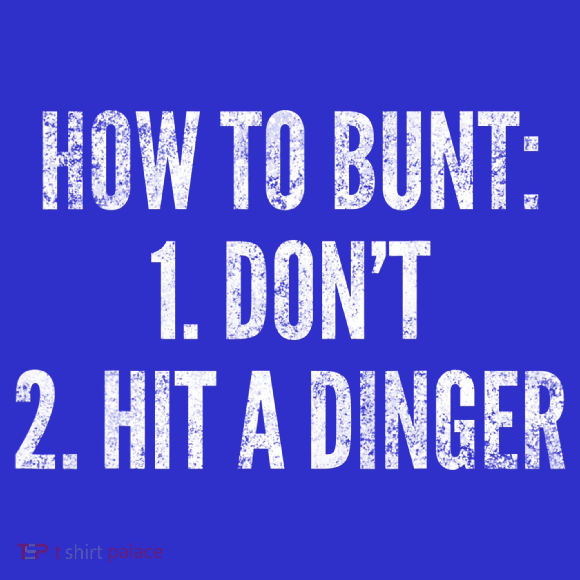 How To Bunt Hit A Dinger Funny Baseball Player Home Run Fun Cute Gift Coaster