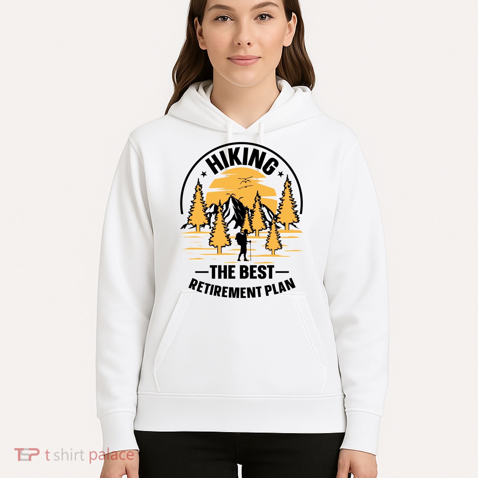 Hiking The Best Retirement Plan Hiker Adventure Outdoor Great Gift Hoodie
