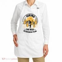 Hiking The Best Retirement Plan Hiker Adventure Outdoor Great Gift Apron thumb 2