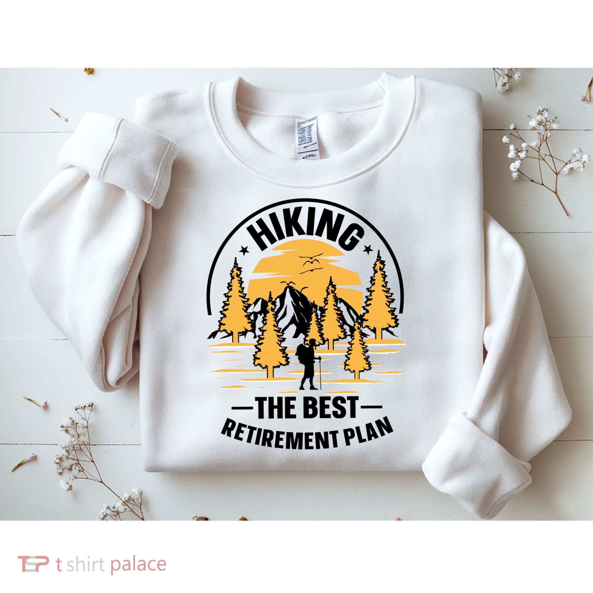 Hiking The Best Retirement Plan Hiker Adventure Outdoor Great Gift Sweatshirt