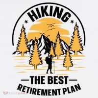 Hiking The Best Retirement Plan Hiker Adventure Outdoor Great Gift Women's Hoodie thumb 2