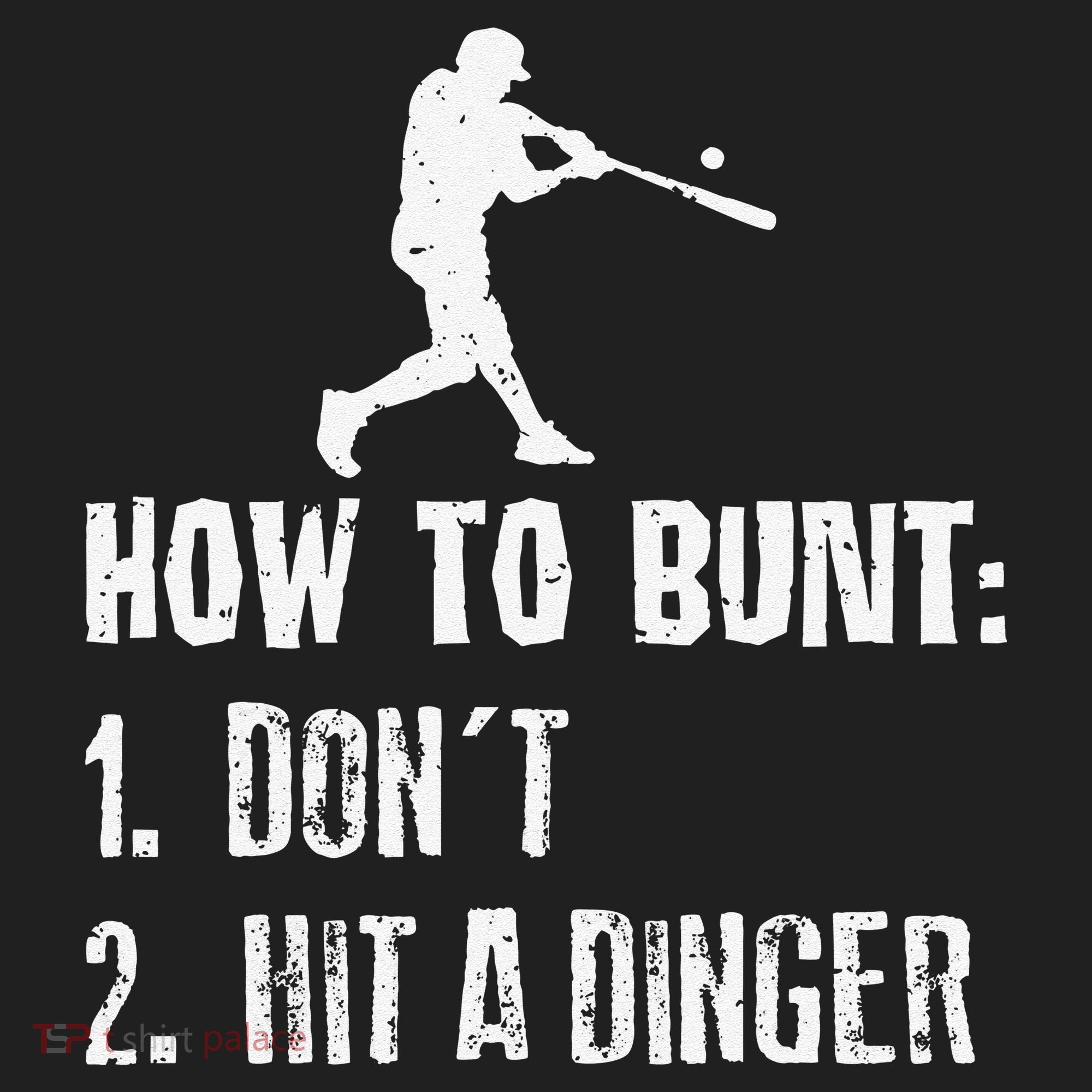 How to bunt don't hit a dinger for a Baseball Women's Sweatshirt
