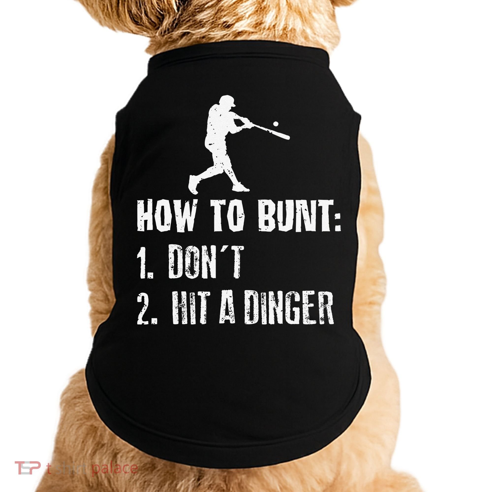 How to bunt don't hit a dinger for a Baseball Doggie Tank