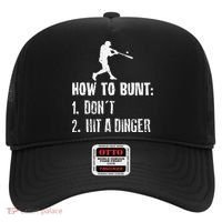 How to bunt don't hit a dinger for a Baseball Hat thumb 0