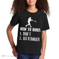 How to bunt don't hit a dinger for a Baseball Kids T-Shirt thumb 2
