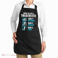 How To Be A Triathlete Triathlon Swimming Running Cycling Apron thumb 2