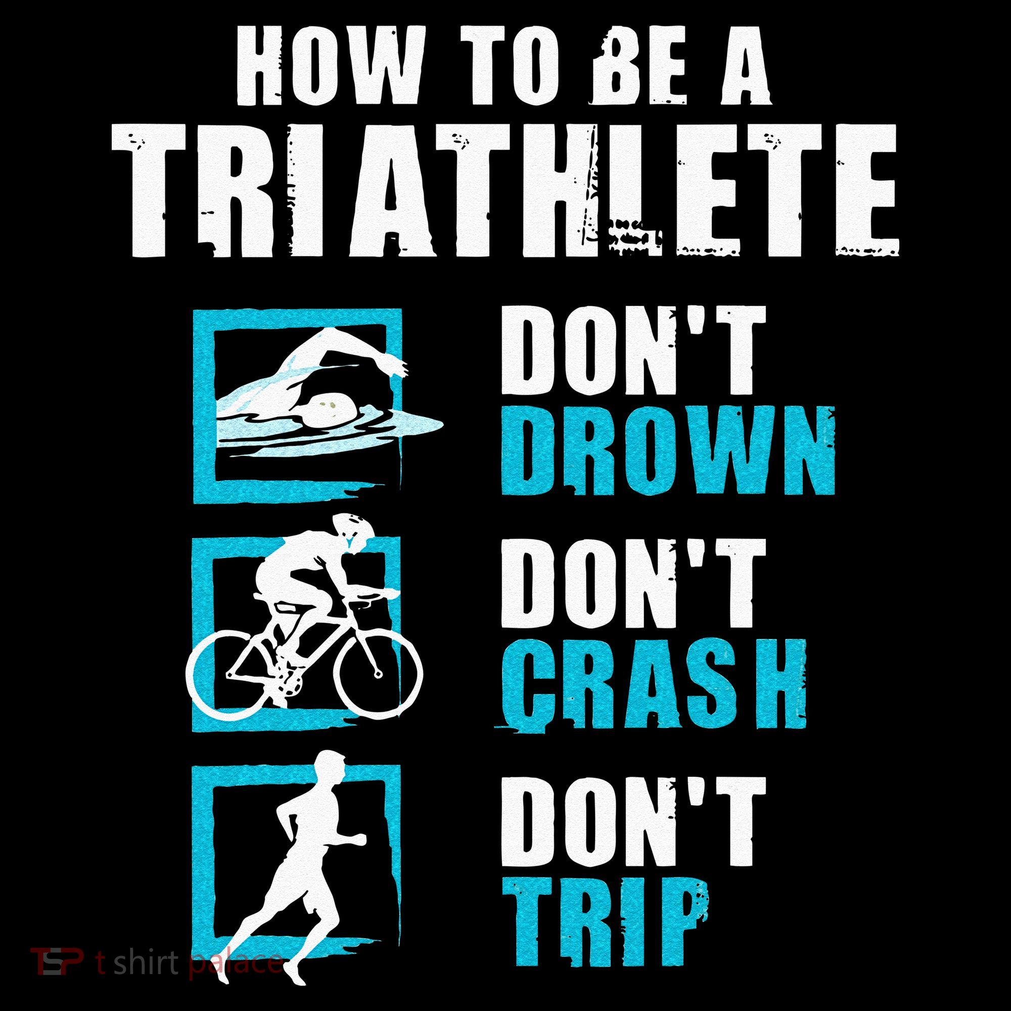 How To Be A Triathlete Triathlon Swimming Running Cycling Mousepad