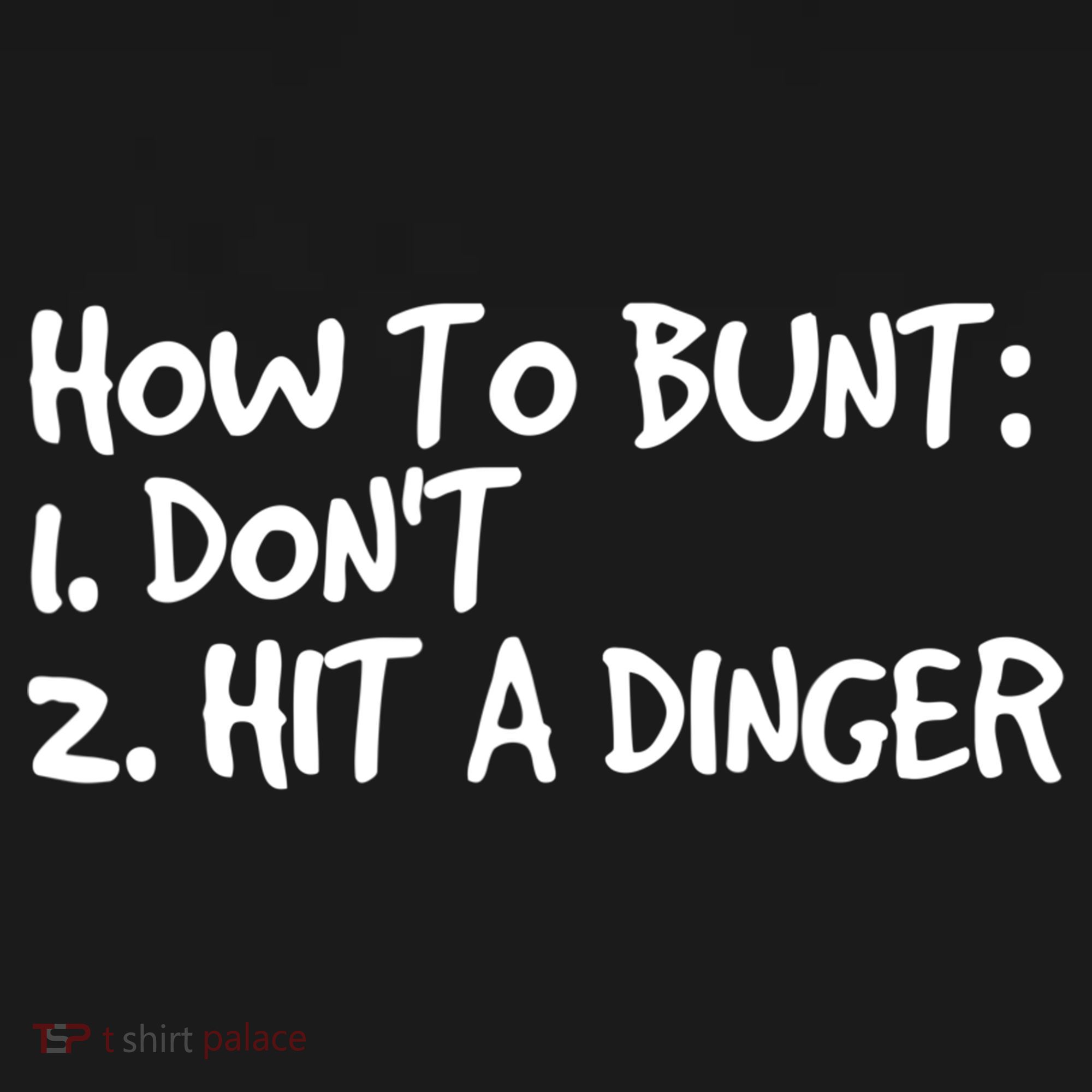 How To Bunt Don't Hit Dinger Gift Funny Baseball Gift Idea Ornament