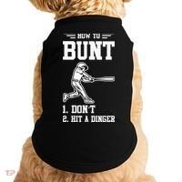 How To Bunt Batter Baseball Men Catcher Pitcher Doggie Tank thumb 0