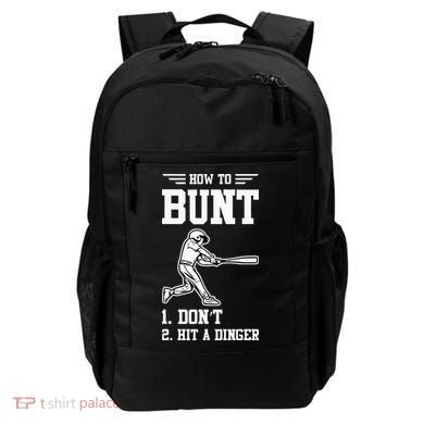 How To Bunt Batter Baseball Men Catcher Pitcher Backpack
