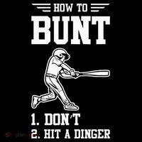 How To Bunt Batter Baseball Men Catcher Pitcher Button thumb 1