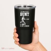 How To Bunt Batter Baseball Men Catcher Pitcher Tumbler thumb 2