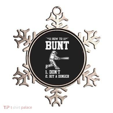 How To Bunt Batter Baseball Men Catcher Pitcher Ornament