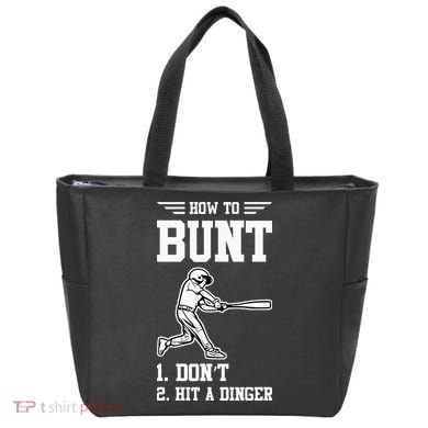 How To Bunt Batter Baseball Men Catcher Pitcher Tote Bag
