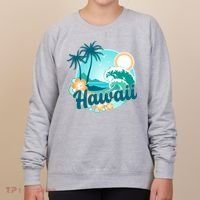 Hawaii Tropical Beach Palm Trees Women's Sweatshirt thumb 0