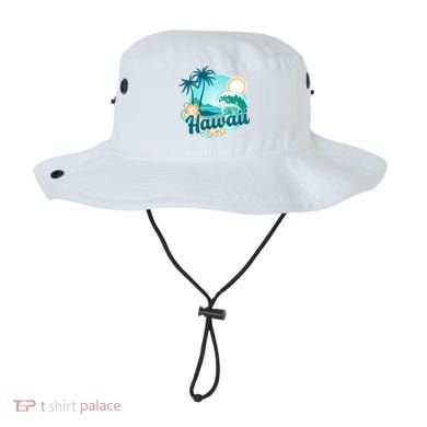 Hawaii Tropical Beach Palm Trees Bucket Hat