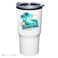 Hawaii Tropical Beach Palm Trees Tumbler thumb 0
