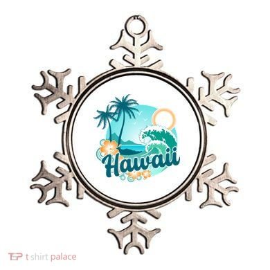 Hawaii Tropical Beach Palm Trees Ornament