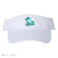 Hawaii Tropical Beach Palm Trees Visor thumb 0