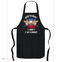 How To Bunt, Hit A Dinger Funny Baseball Gift For Player Sport Team Apron thumb 0