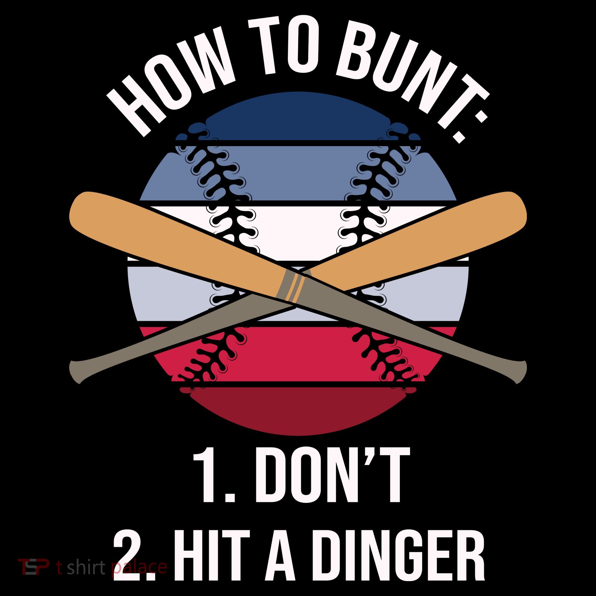 How To Bunt, Hit A Dinger Funny Baseball Gift For Player Sport Team Women's Hoodie
