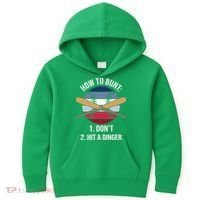 How To Bunt, Hit A Dinger Funny Baseball Gift For Player Sport Team Kids Hoodie thumb 0
