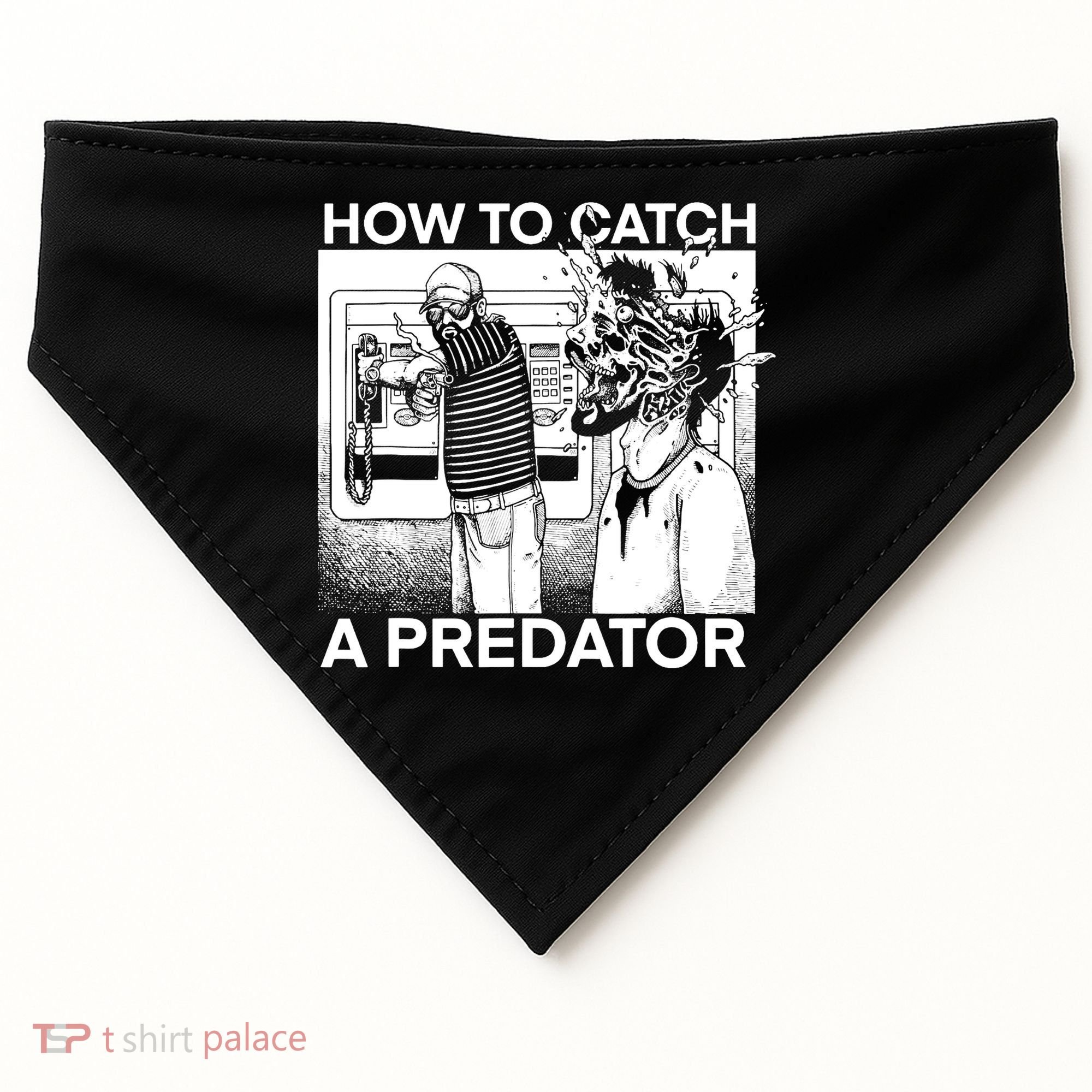 How To Catch A Predator Horror USA-Made Doggie Bandana