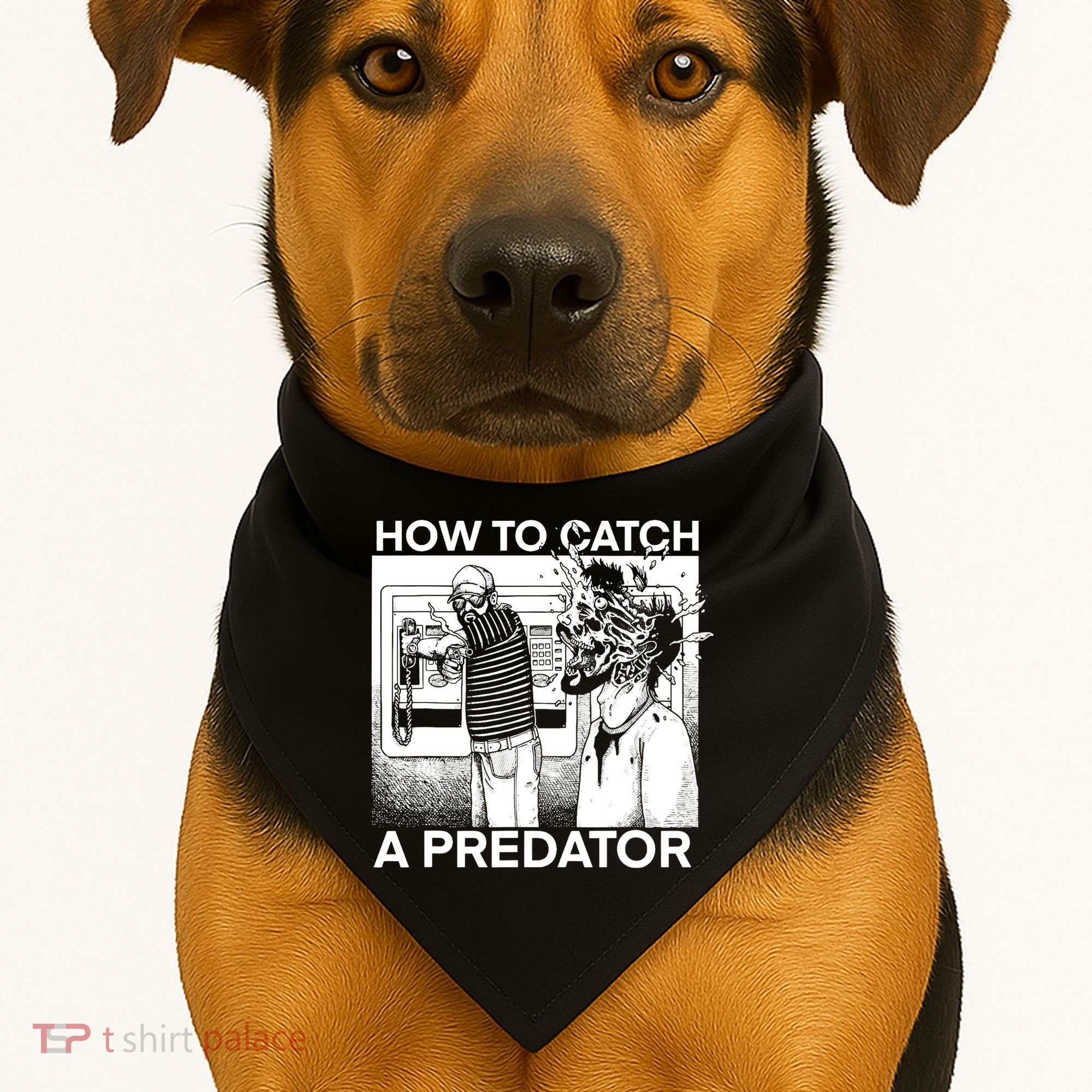 How To Catch A Predator Horror USA-Made Doggie Bandana