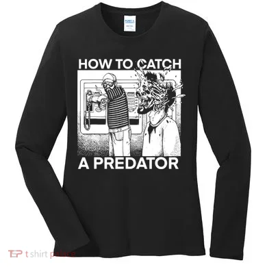 How To Catch A Predator Horror Women's Long Sleeve Shirt