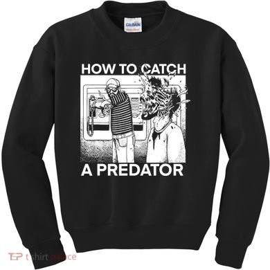 How To Catch A Predator Horror Kids Sweatshirt