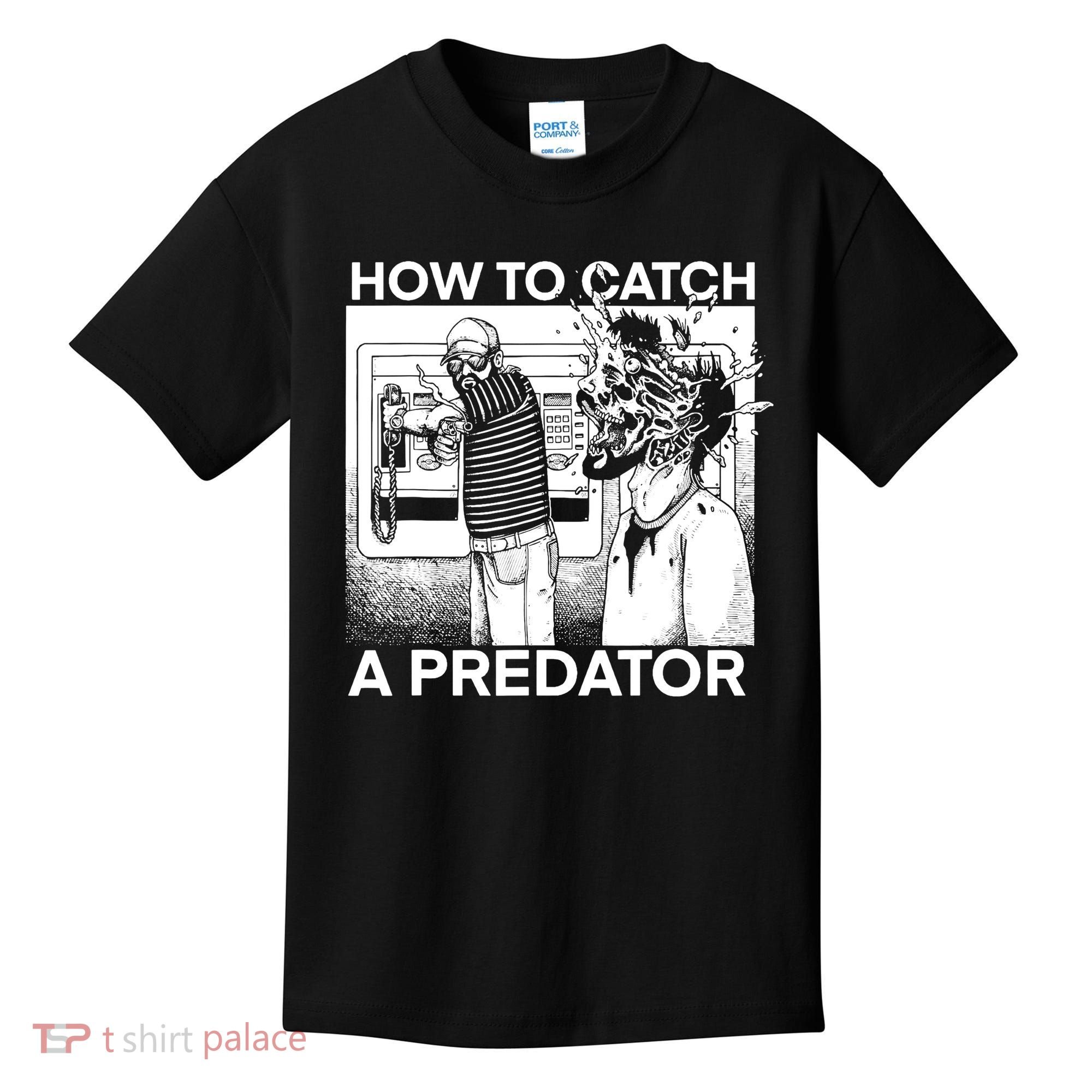 How To Catch A Predator Horror Kids T-Shirt