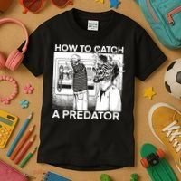 How To Catch A Predator Horror Kids T-Shirt thumb 3