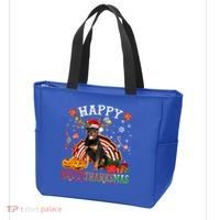Halloween Thanksgiving Christmas Rottweiler Hallothanksmas Gift Tote Bag thumb 3