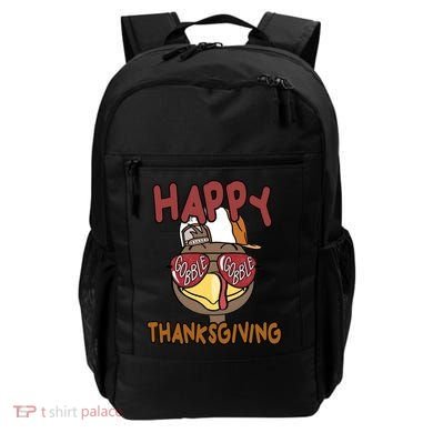 Happy Thanksgiving Cool Gobble Turkey Backpack