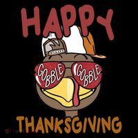 Happy Thanksgiving Cool Gobble Turkey Toddler Hoodie thumb 2