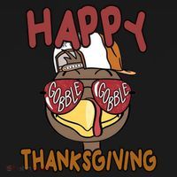 Happy Thanksgiving Cool Gobble Turkey Tote Bag thumb 4