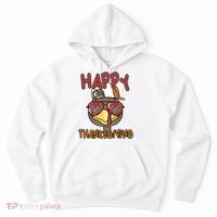 Happy Thanksgiving Cool Gobble Turkey Hoodie thumb 0