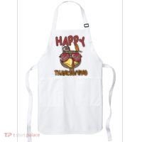 Happy Thanksgiving Cool Gobble Turkey Apron thumb 0