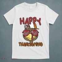Happy Thanksgiving Cool Gobble Turkey T-Shirt thumb 5