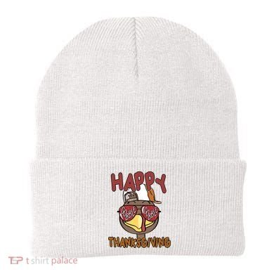 Happy Thanksgiving Cool Gobble Turkey Beanie