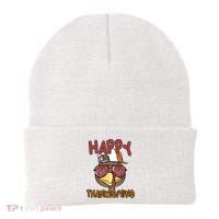 Happy Thanksgiving Cool Gobble Turkey Beanie thumb 0