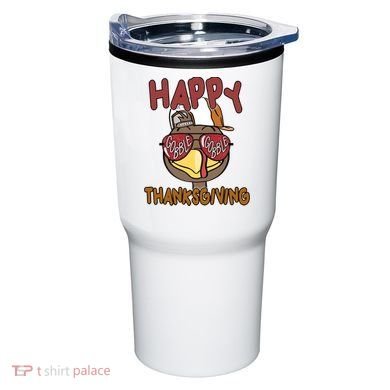 Happy Thanksgiving Cool Gobble Turkey Tumbler