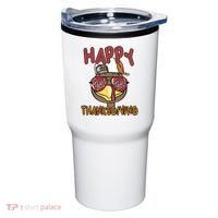 Happy Thanksgiving Cool Gobble Turkey Tumbler thumb 0