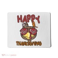 Happy Thanksgiving Cool Gobble Turkey Mousepad thumb 0